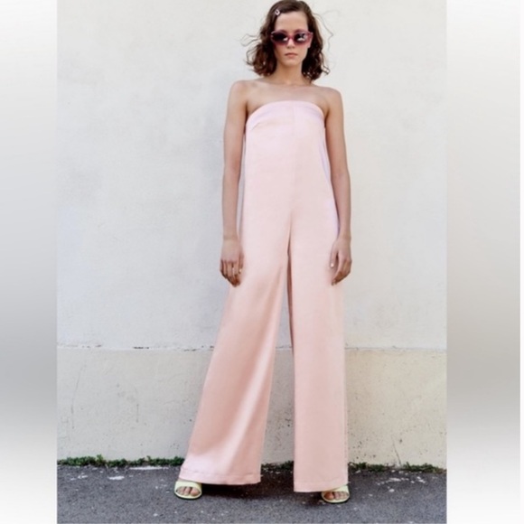 Zara satin jumpsuit - Picture 3 of 5